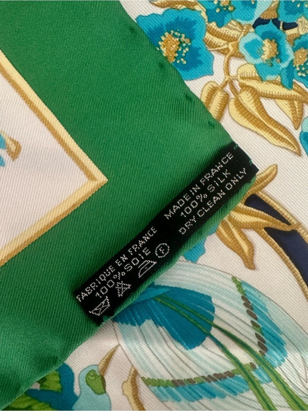 Hermes silk scarf